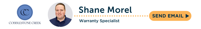 Warranty Specialist - Cobblestone Creek