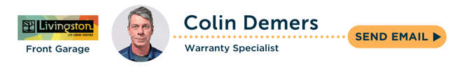 Warranty Specialist - Livingston Front Garage